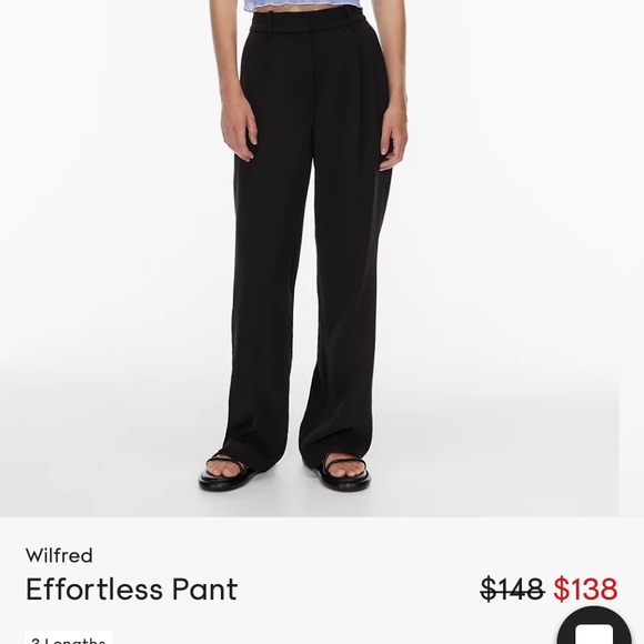 Wilfred effortless pants brand new - Picture 1 of 4